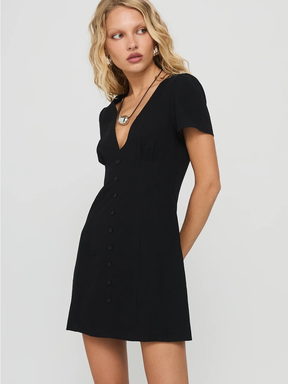 Princess Polly Loveliness Playsuit Black - Picture 2 of 7